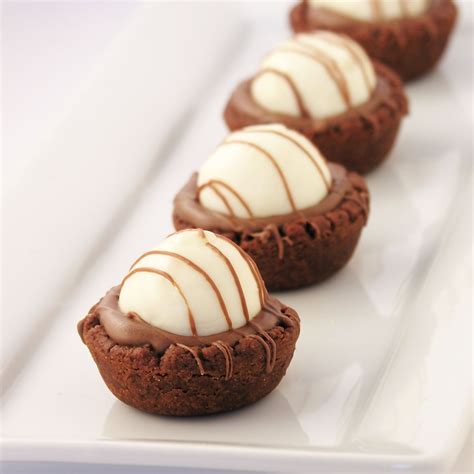 Triple Chocolate Truffle Cups Finger Desserts Desserts For A Crowd Party Finger Foods Quick