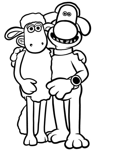 Shaun The Sheep Character Coloring Book To Print And Online