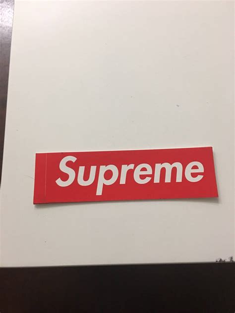 Supreme Supreme Red Box Logo Sticker Classic Grailed