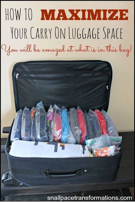 How To Maximize Your Carry On Luggage Space Packing Tips For Travel