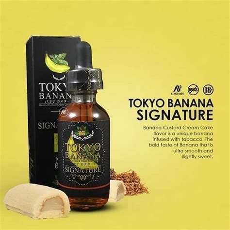 Jual Tokyo Banana Signature Liquid 60ml By Vz Shopee Indonesia