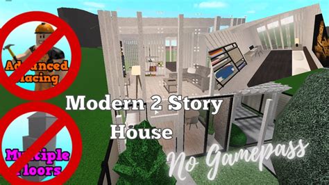 How To Make A Story House In Bloxburg Without The Story Gamepass My