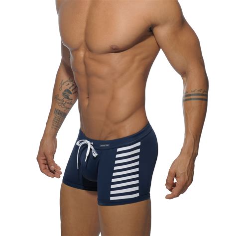 Boxer De Bain Colored Sailor Navy Maillots De Bain Pour Homme De L