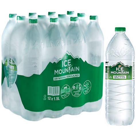 Ice mountain sources their water from two groundwater wells at sanctuary spring in mecosta county, michigan and/or evart spring in evart, michigan. Ice Mountain Mineral Water PET 12x1.5L | MyGroser