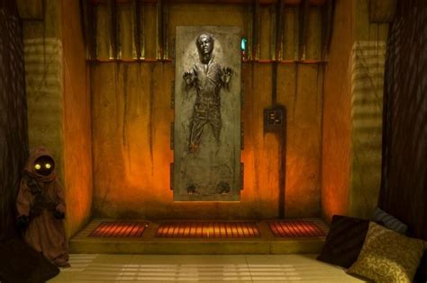 Han In Carbonite At Jabbas Palace — Far Away Creations