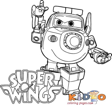 Super Wings Coloring Pages Paul Coloring Pages