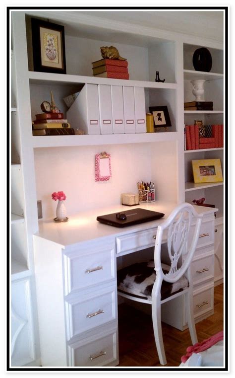 This desk could be regarded as the combination of a computer desk and a bookcase. Bookcase Desk Combo Plans - Furniture : Home Design Ideas ...