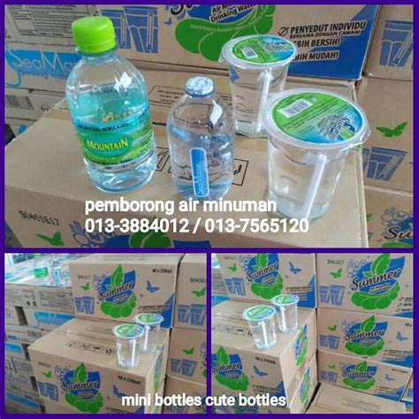 Terdapat pelbagai jenama air mineral di pasaran. Membekalkan Air Minuman dan Air Mineral - SYUHADA NAZERI ...