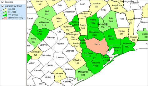 Houston Map Of Counties