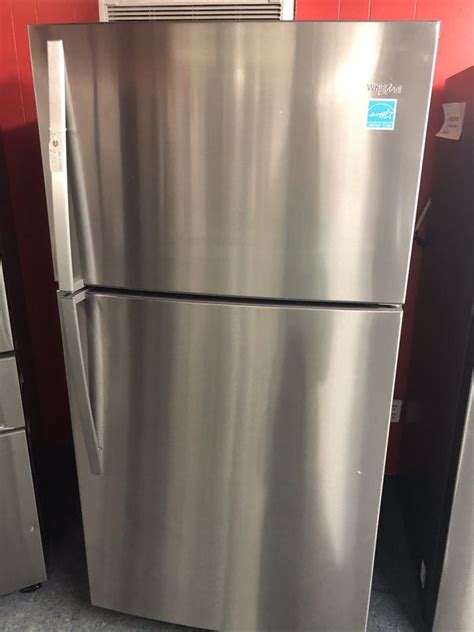 New Scratch And Dent Whirlpool 21 Cu Ft Stainless Steel Top And Bottom