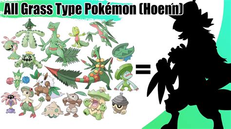 All Grass Type Pokémon Fusion Gen 3 Hoenn All Tree Flower
