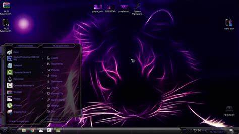 Hud Purple Windows 10 Theme Youtube
