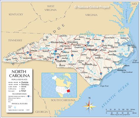 North carolina outline map with counties. A Map Of North Carolina | Smeka