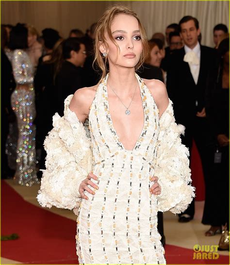 Full Sized Photo Of Lily Rose Depp Makes Her Met Gala Red Carpet Debut