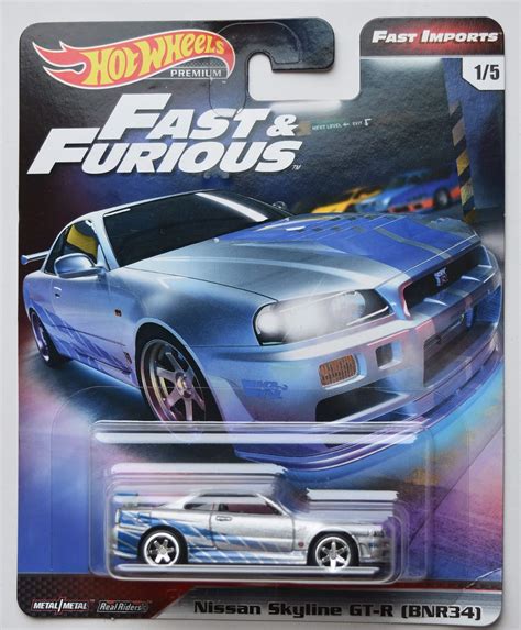 Buy Hot Wheels Fast And Furious Premium Fast Imports Silver Nissan