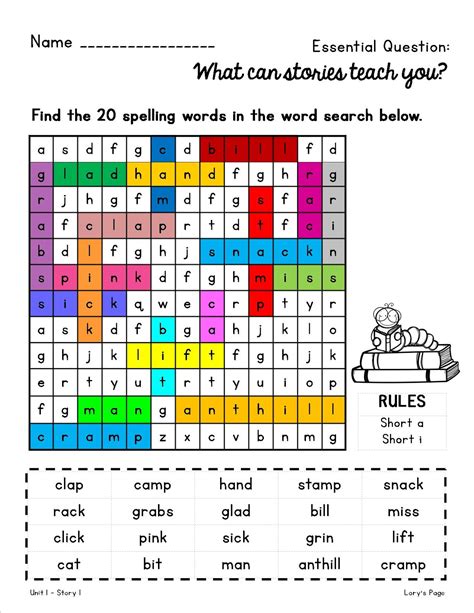 Create lists of ten or twenty fourth grade spelling words and practice as much as you like. Lory's 2nd Grade Skills: 3rd Grade Spelling Activities