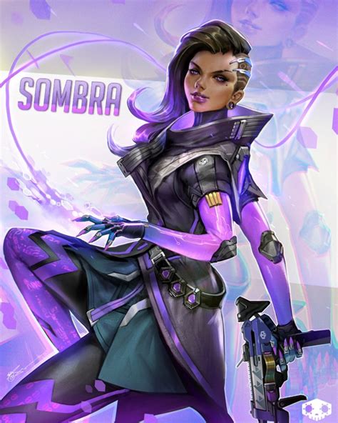 Overwatch Female Characters Sombra 748x935 Wallpaper