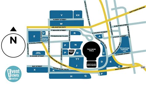 Broncos Stadium Parking Map Goimages U