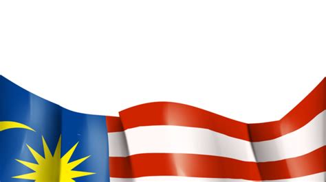 Malaysia Flag Waving Malaysia Flag With Pole Malaysia Flag Waving
