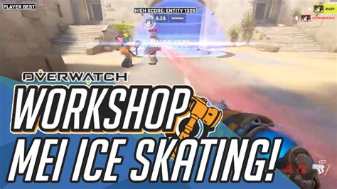 Ptr Overwatch Workshop Mei Ice Skating Race Youtube