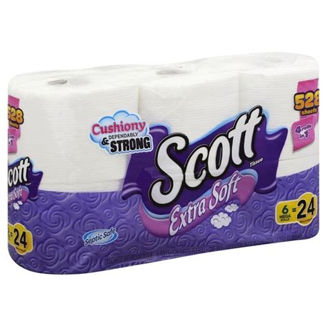 Scott Extra Soft Toilet Paper 6 Ct Instacart
