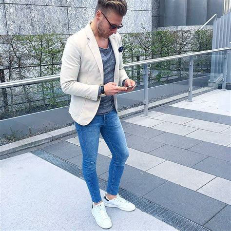 Instagram Photo By The Stylish Men • May 15 2016 At 12 53am Utc Mens Fashion Jeans Sneakers