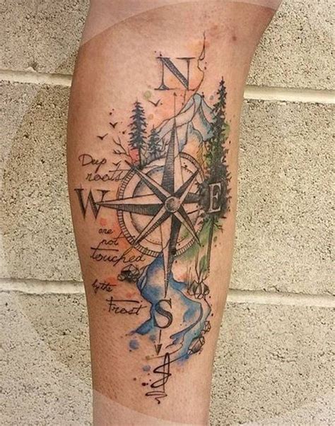 100 Awesome Compass Tattoo Designs Cuded Sleeve Tattoos Tattoos