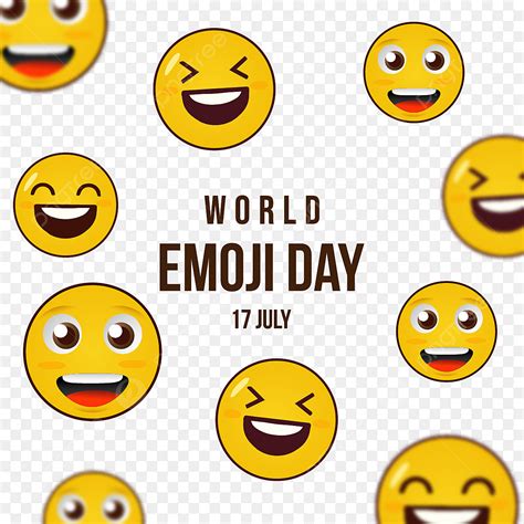 World Emoji Day Vector Design Images World Emoji Day Design World