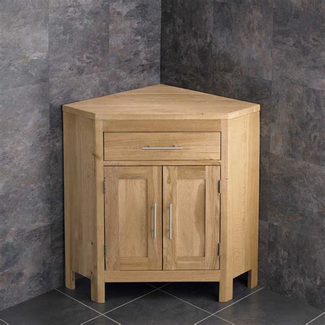 Easy diy storage cabinet build | how to build a wood storage cabinet. Alta Natural Solid Oak Large Two Door Vanity Corner ...