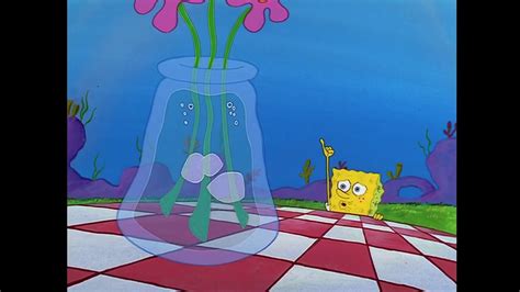 Spongebob Squarepants Spongebob Stares At Sandy S Water Flower Vase Hd Youtube