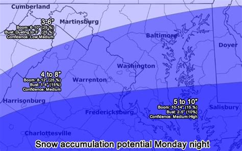 Update Late Monday Into Early Tuesday Snowstorm The Washington Post