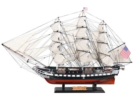 Buy Wooden Uss Constitution Tall Model Ship 50in Model Ships