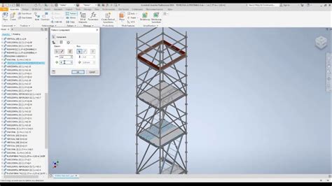 Allround Scaffolding Tower With Autodesk Inventor 2020 Youtube