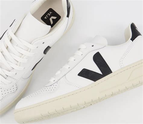 Veja V 10 Trainers White Black Sneaker Herren