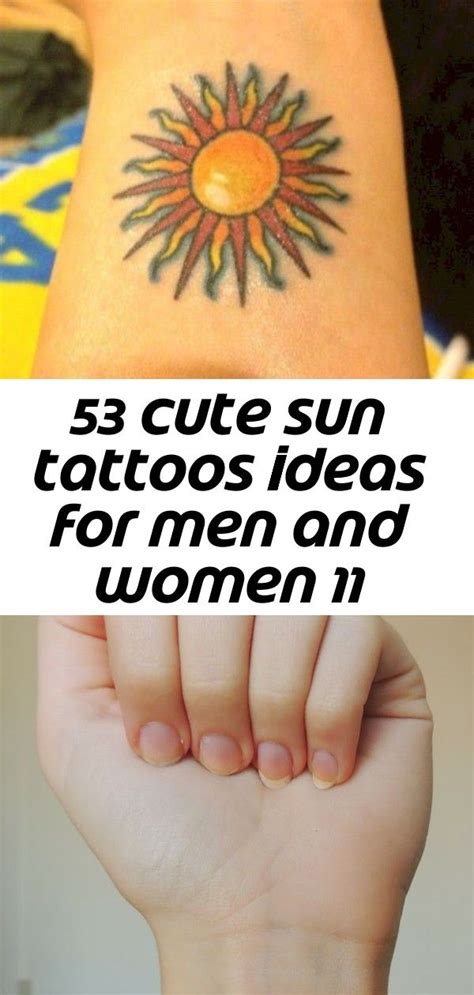 Cute Sun Tattoos Ideas For Men And Women Sun Tattoos Tattoos