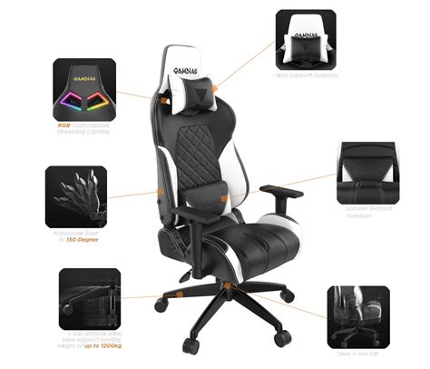 gamdias achilles e1 black and white gaming chair best deal south africa