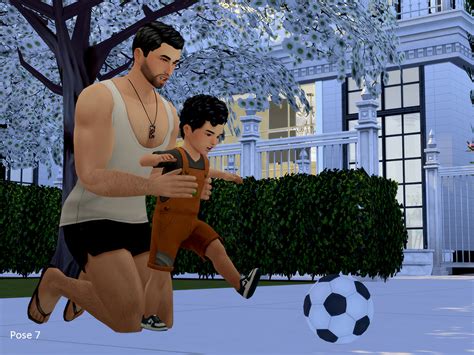 The Sims Resource Football Day Pose Pack