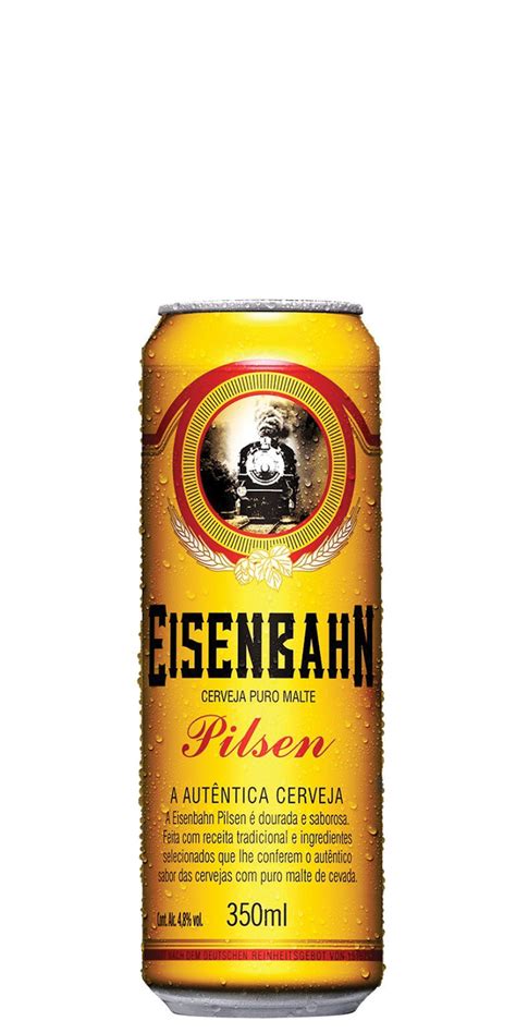 Cerveja Eisenbahn Pilsen Lata Ml Imigrantes Bebidas
