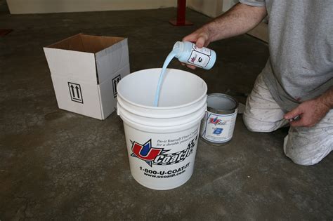 This usually involves some form of either floor grinding, shot this isn't too difficult for the ambitious do it yourself person. UCoat It Do-It-Yourself Epoxy Floor Coating Kit Install - Hot Rod Network