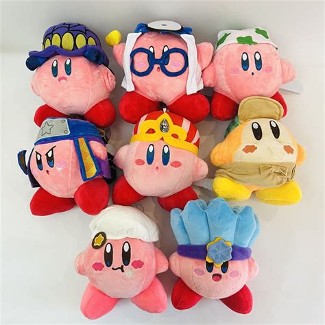 Paiuan 8pcs Kirby Plush Set 8 Kirby Adventure All Star Collection