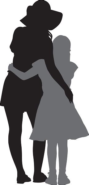 224 Mother Child Silhouette Svg Svg Png Eps Dxf File