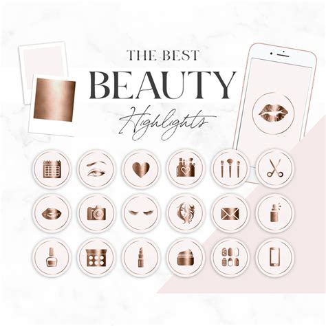 You can pick the one you prefer. Instagram Highlight Covers - Pink Beauty Icons - Instagram ...