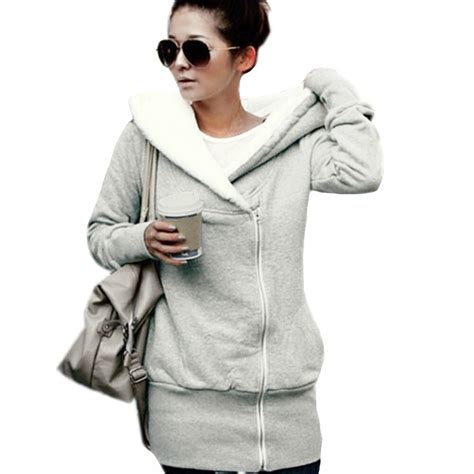 Buy New Autumn Women Hoodies Sweatshirt Winter Zipper