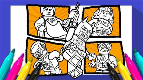 Superman and batman, cyborg and wonder woman, aquaman and green lantern, shazam and flash, martian hunter and atom. DC COMICS LEGO Superheroes Coloring Book | Justice League ...