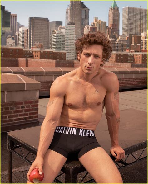 Jeremy Allen White Strips To His Underwear For Steamy Calvin Klein