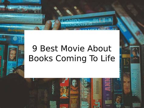 Top 16 Movie About Books Coming To Life That You Should Reading