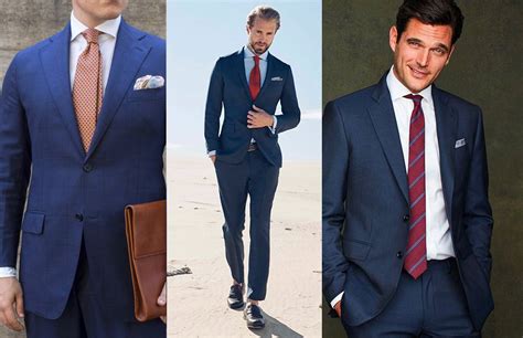 What Color Tie To Wear With Navy Suit Buy And Slay
