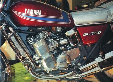 Prototype Gl750 1972 Motos Yamaha Vieux Vélo Moto Classique