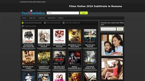 Filme Online Gratis 2015 Subtitrate In Romana Voxfilmeonline