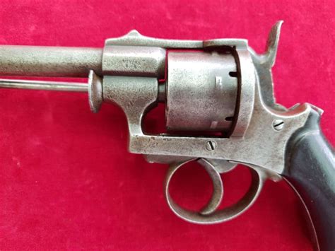 A 6 Shot Double Action 10 Mm Meyers Patent Pin Fire Revolver Circa 1866